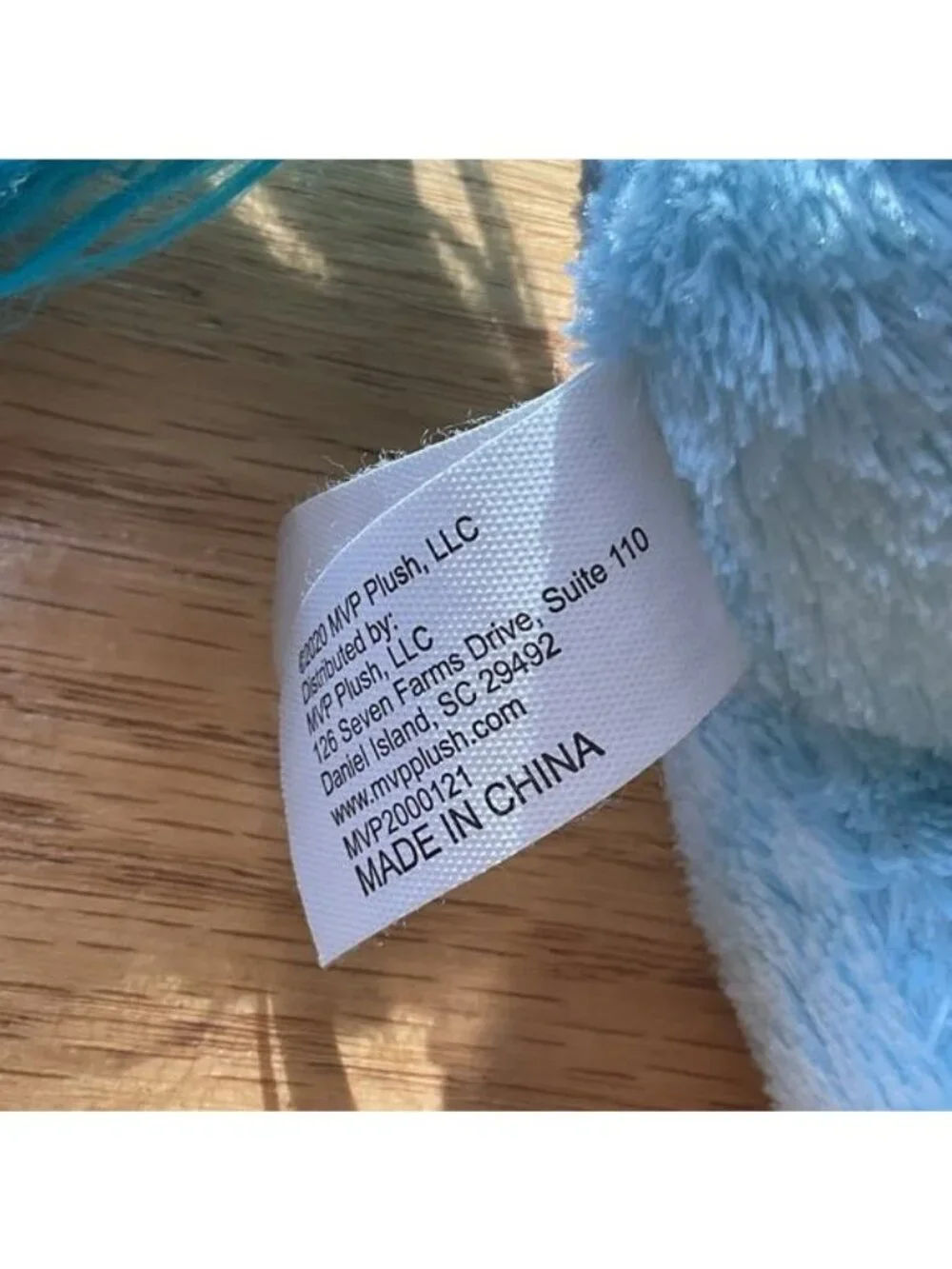 Winkeez Harper Blue Unicorn Plush Sparkle Fluffy Stuffed Animal Enchanted MVP